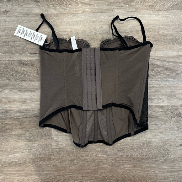 Urban Outfitters modern love corset top - black - Picture 2 of 4